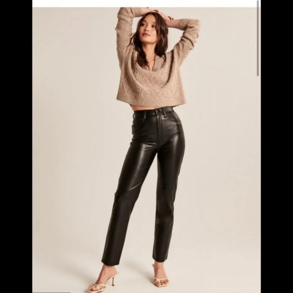 Abercrombie and Fitch leather Pants
